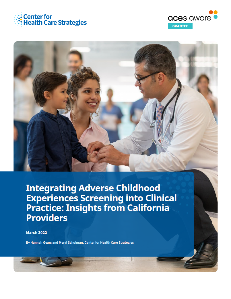 Integrating Adverse Childhood Experiences Screening Into Clinical ...